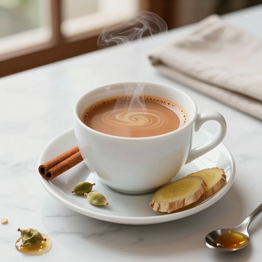 Adeni Chai Serving