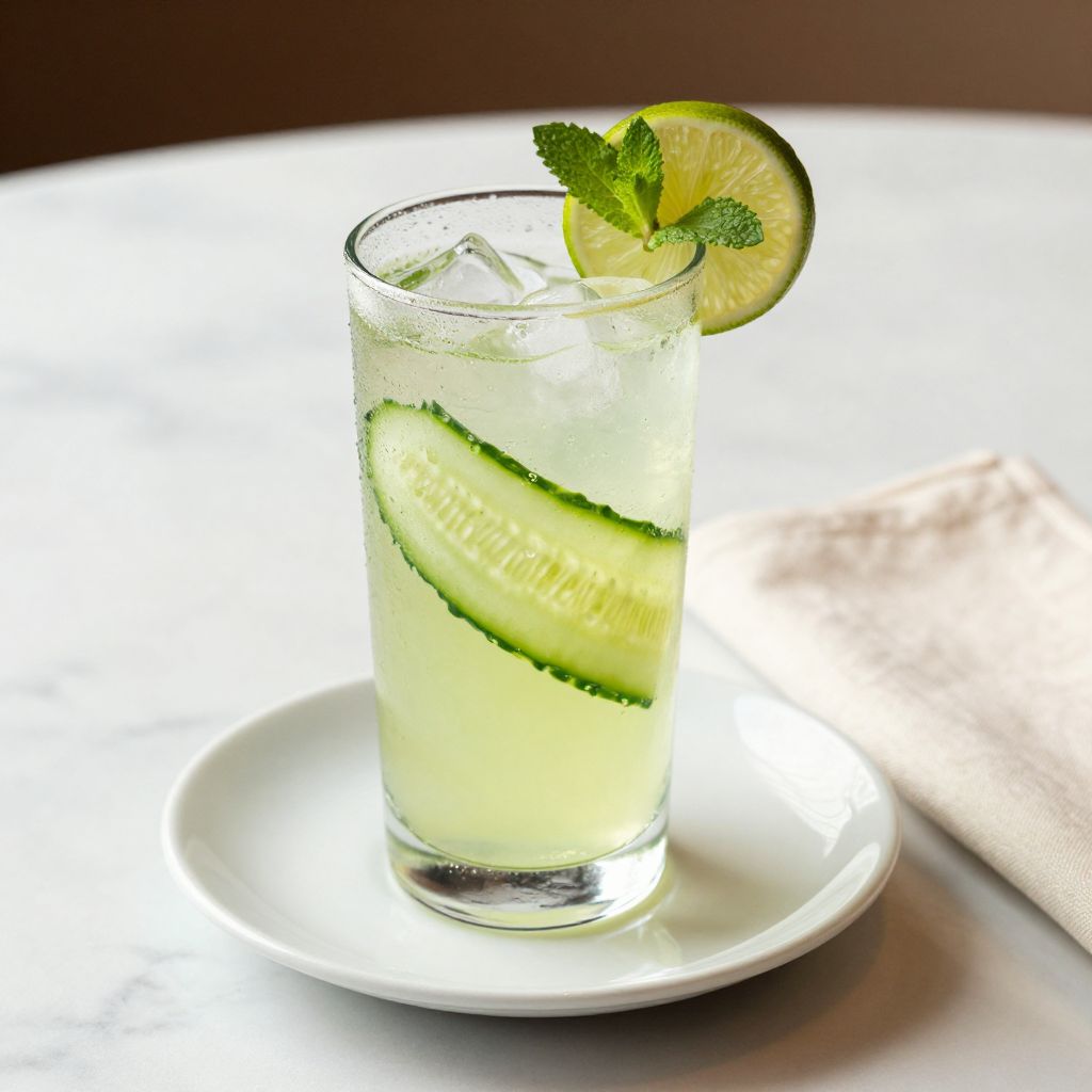 Agua de Pepino Serving