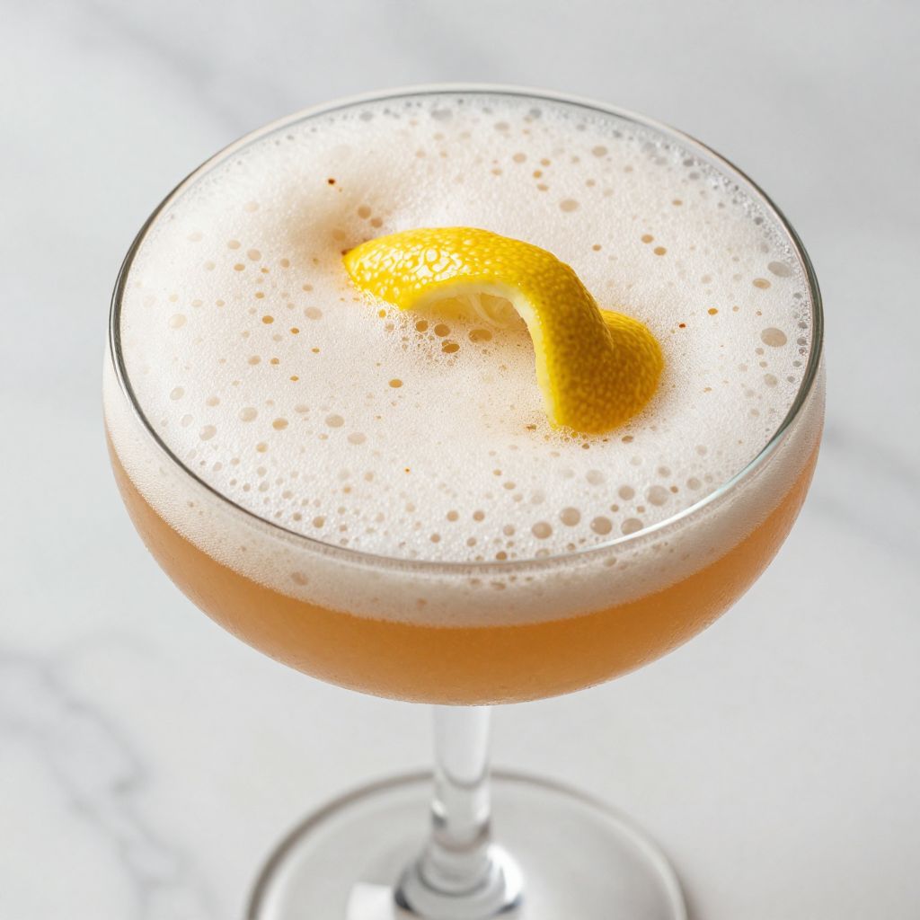 Amaretto Stone Sour Preparation