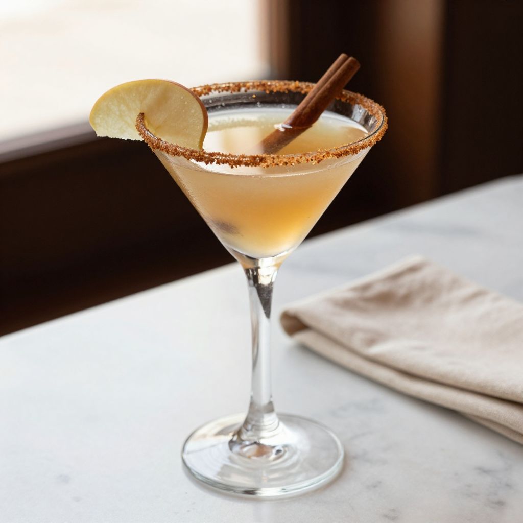 Finished Apple Cider Martini