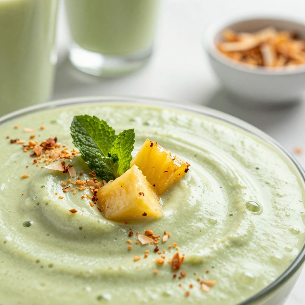 Avocolada Tropical Smoothie Preparation Image