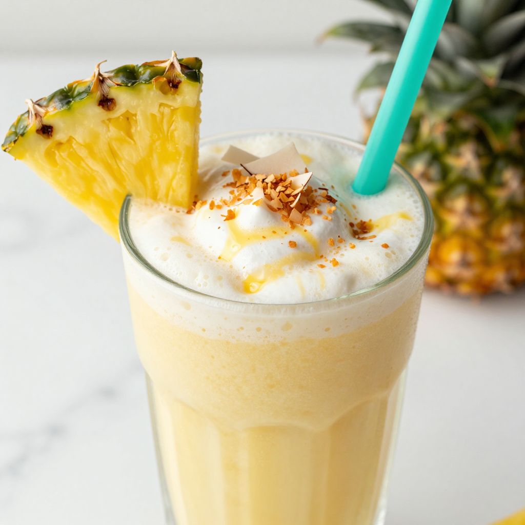 Bahama Mama tropical smoothie step