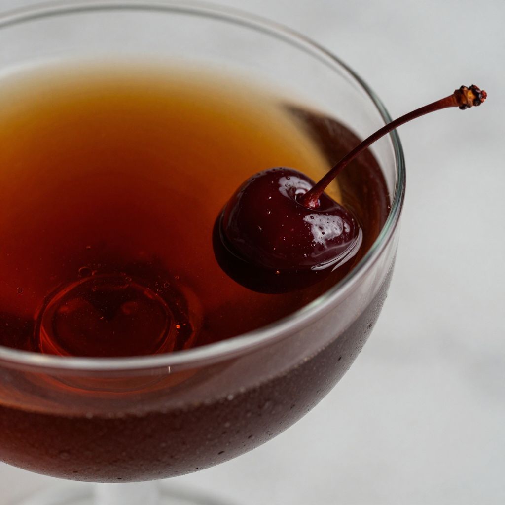 Black Manhattan Cocktail