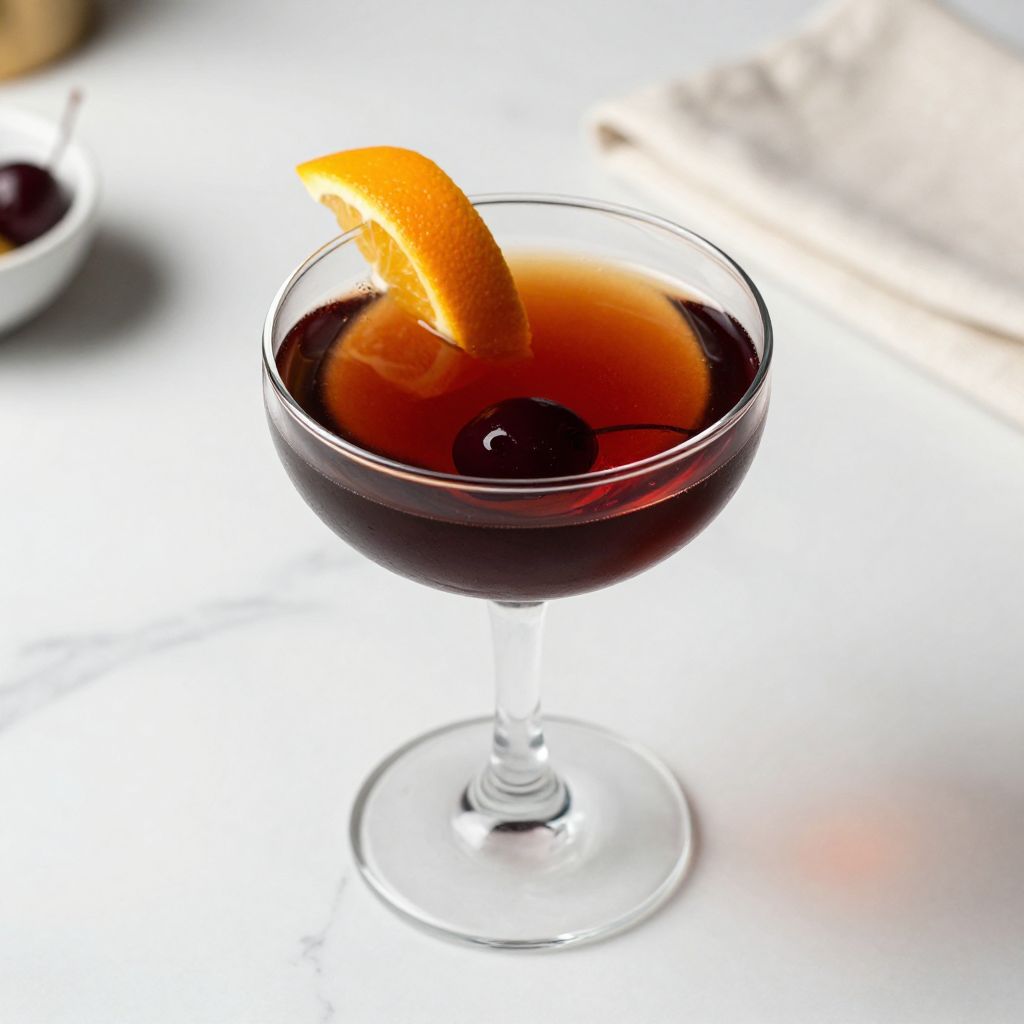 Black Manhattan served