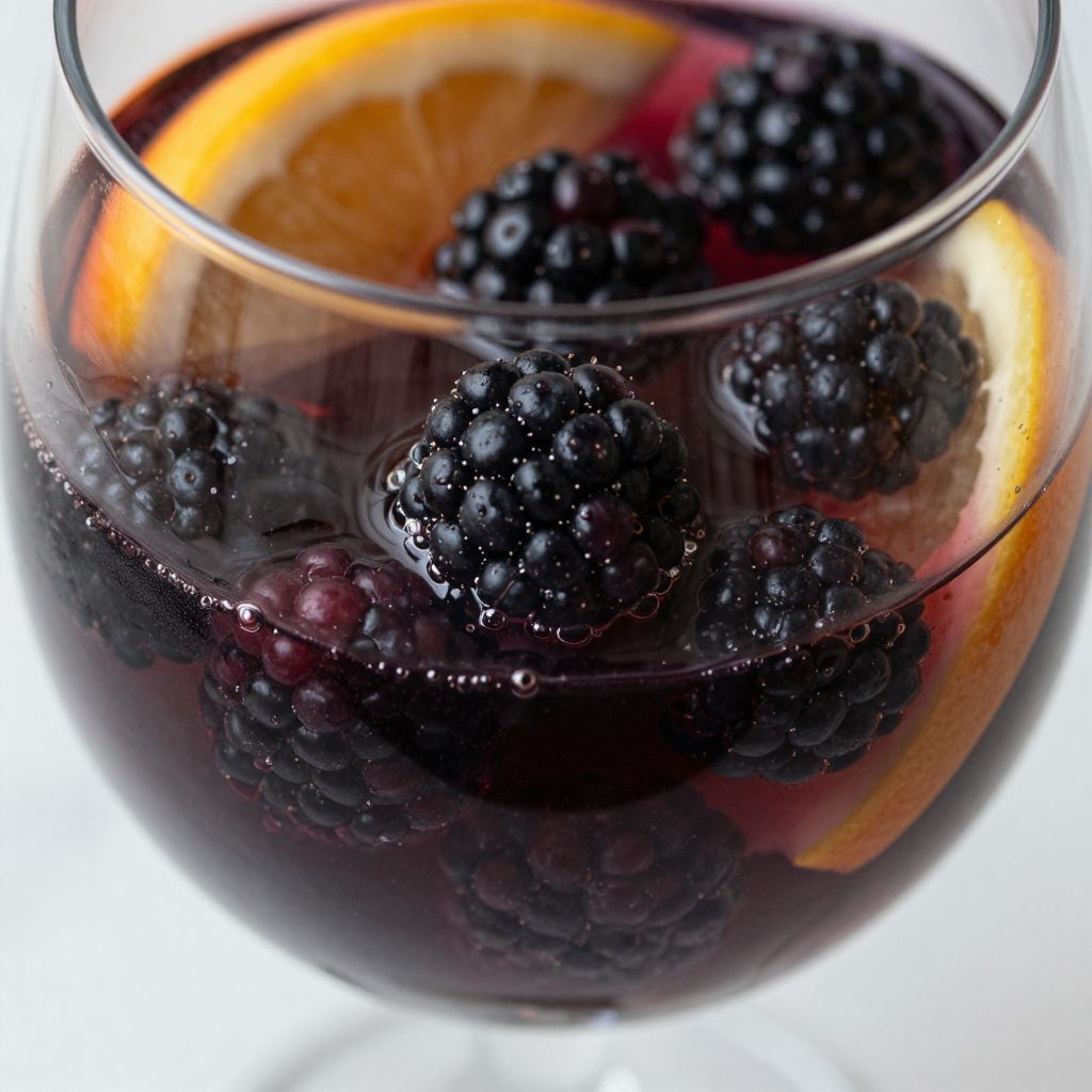 Blackberry Sangria Preparation
