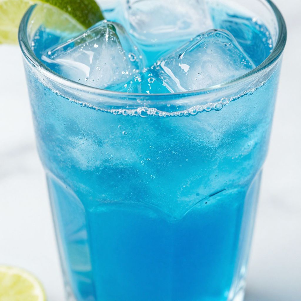 Blue Lagoon Mocktail