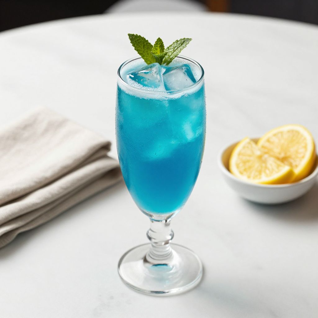 Blue Lagoon Mocktail