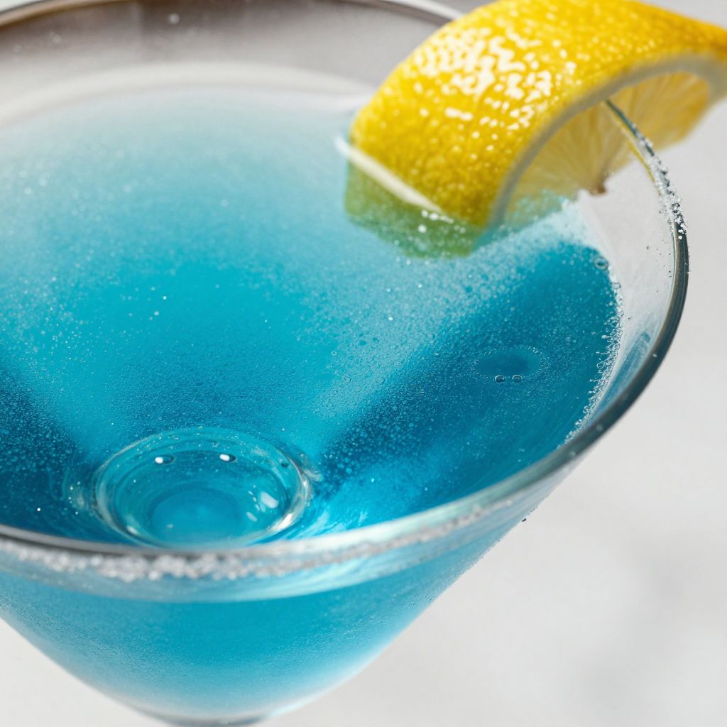 Blue Martini Preparation Image