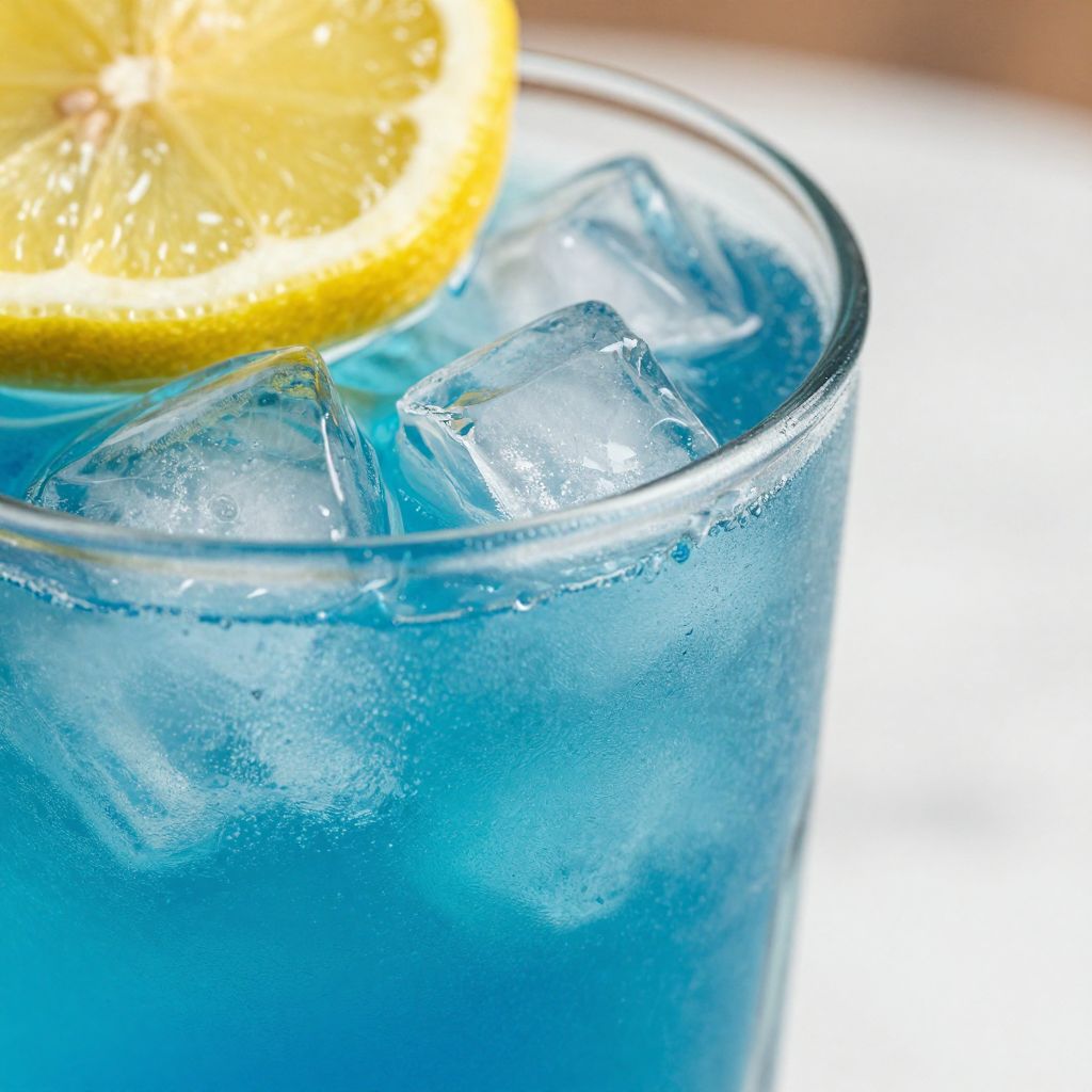 Blue Motorcycle cocktail preparation