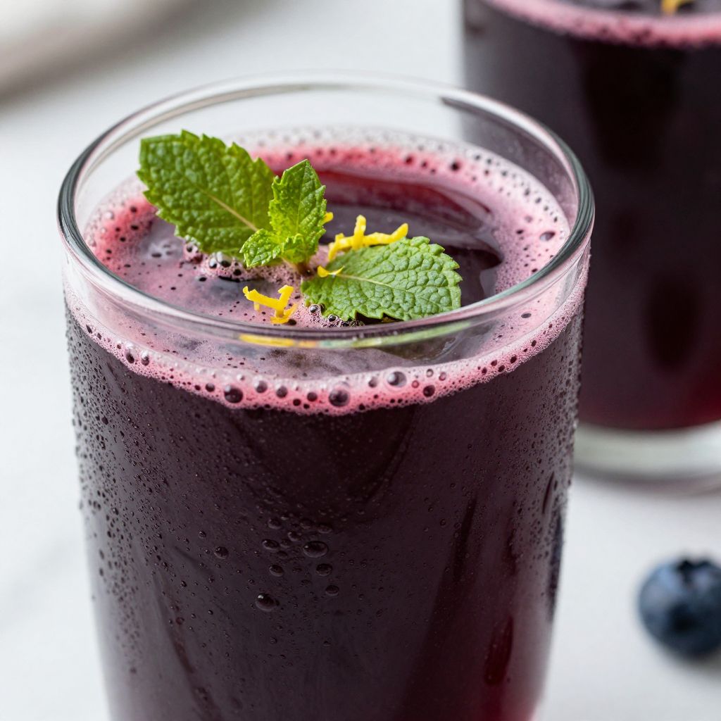 Blueberry Juice Preparation