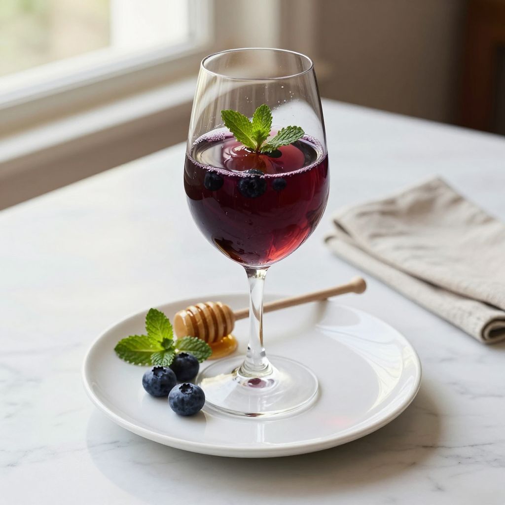 Blueberry Mead fermentation process
