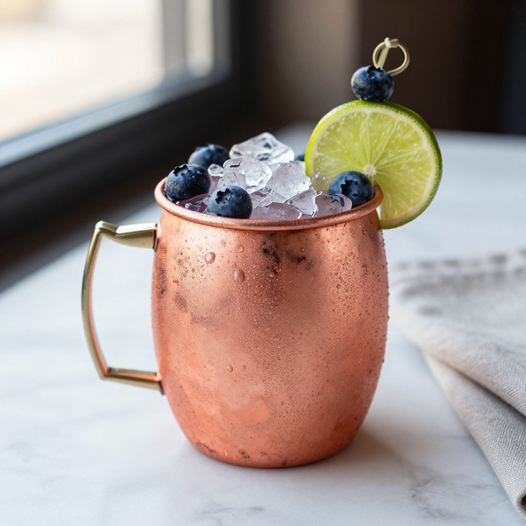 Blueberry Mule Drink