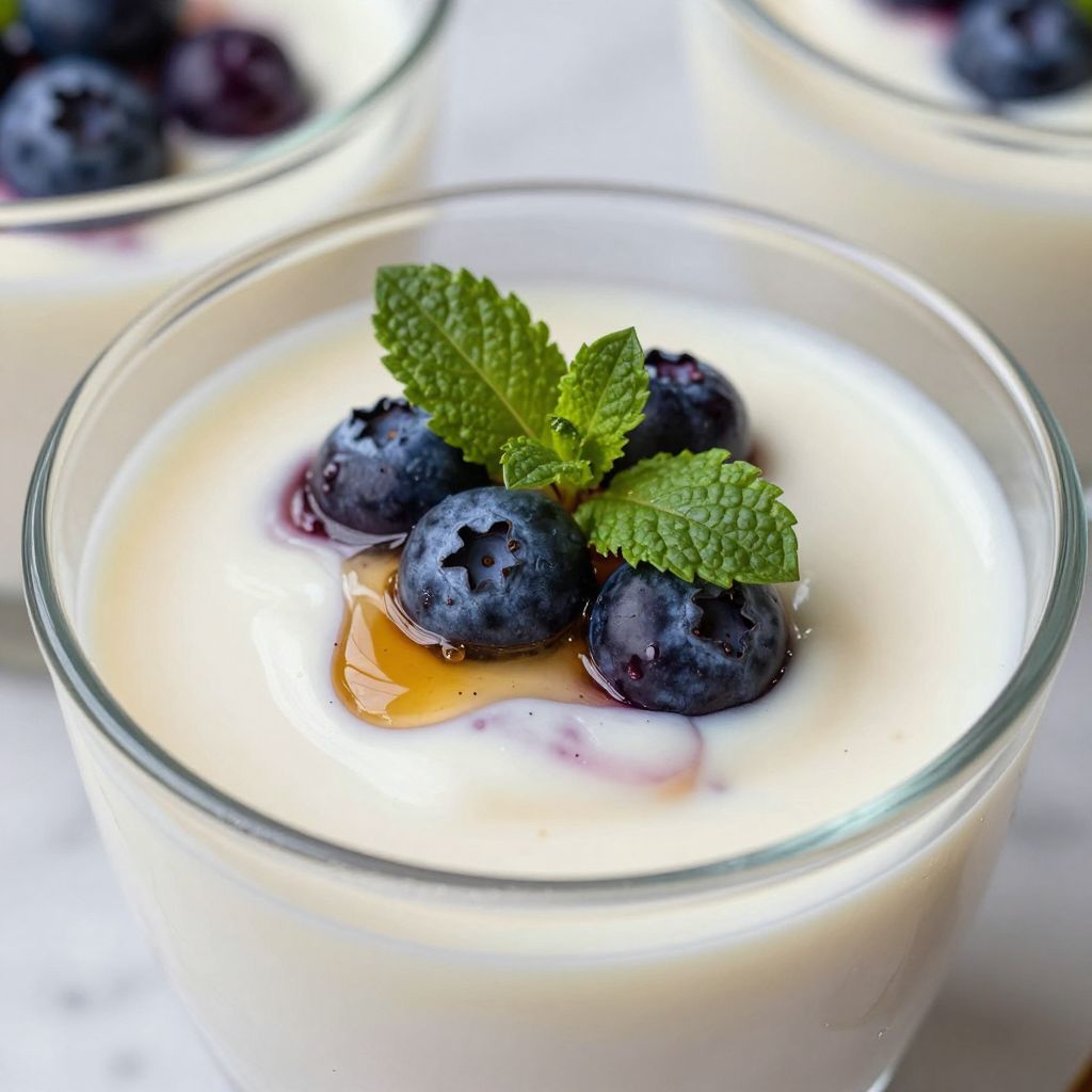 Blueberry Smoothie Preparation