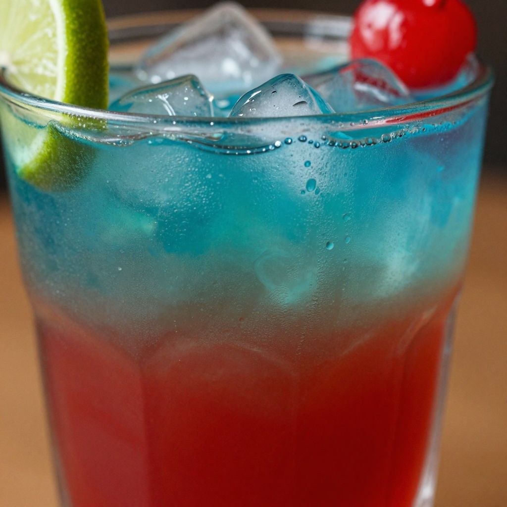 Finished Bob Marley cocktail with garnish