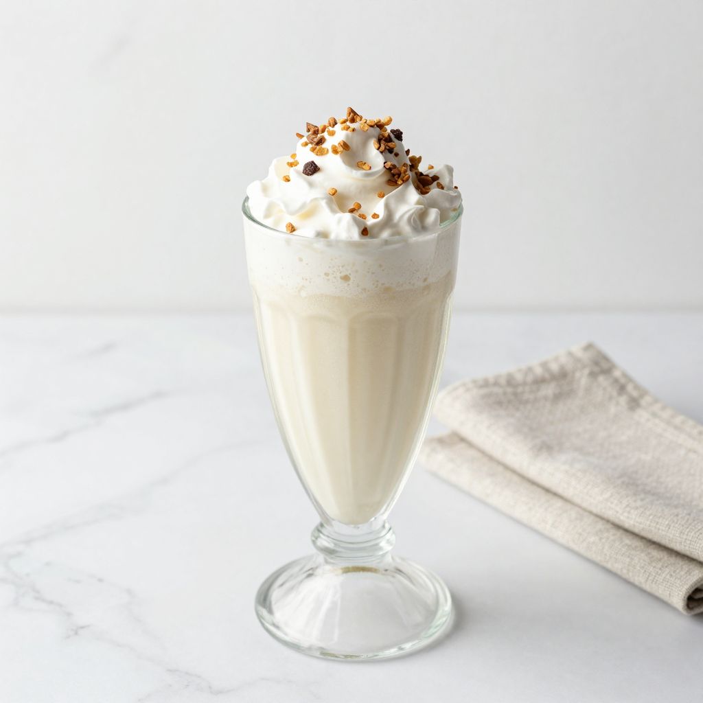 Boozy Milkshake Serving