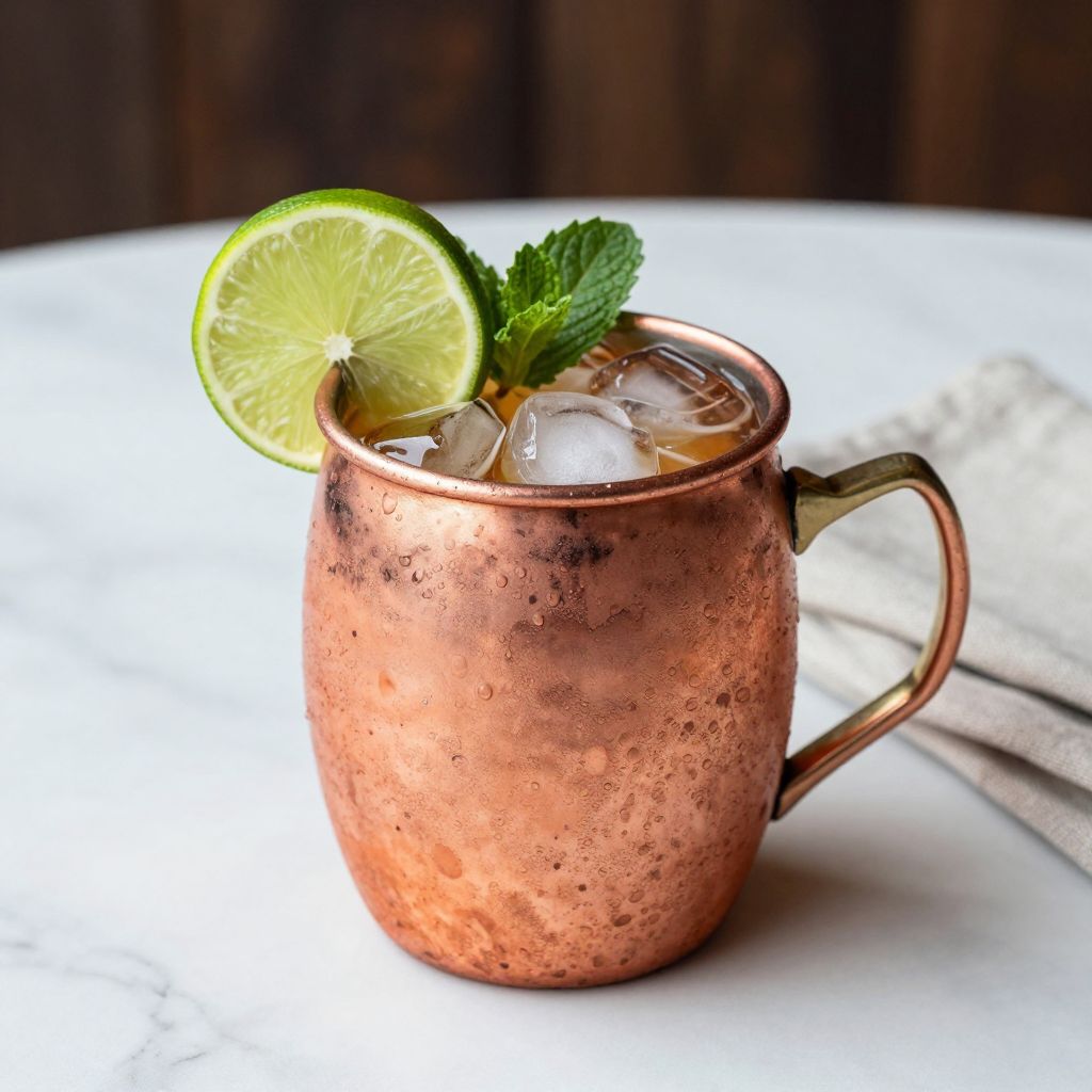 Bourbon Mule Garnish