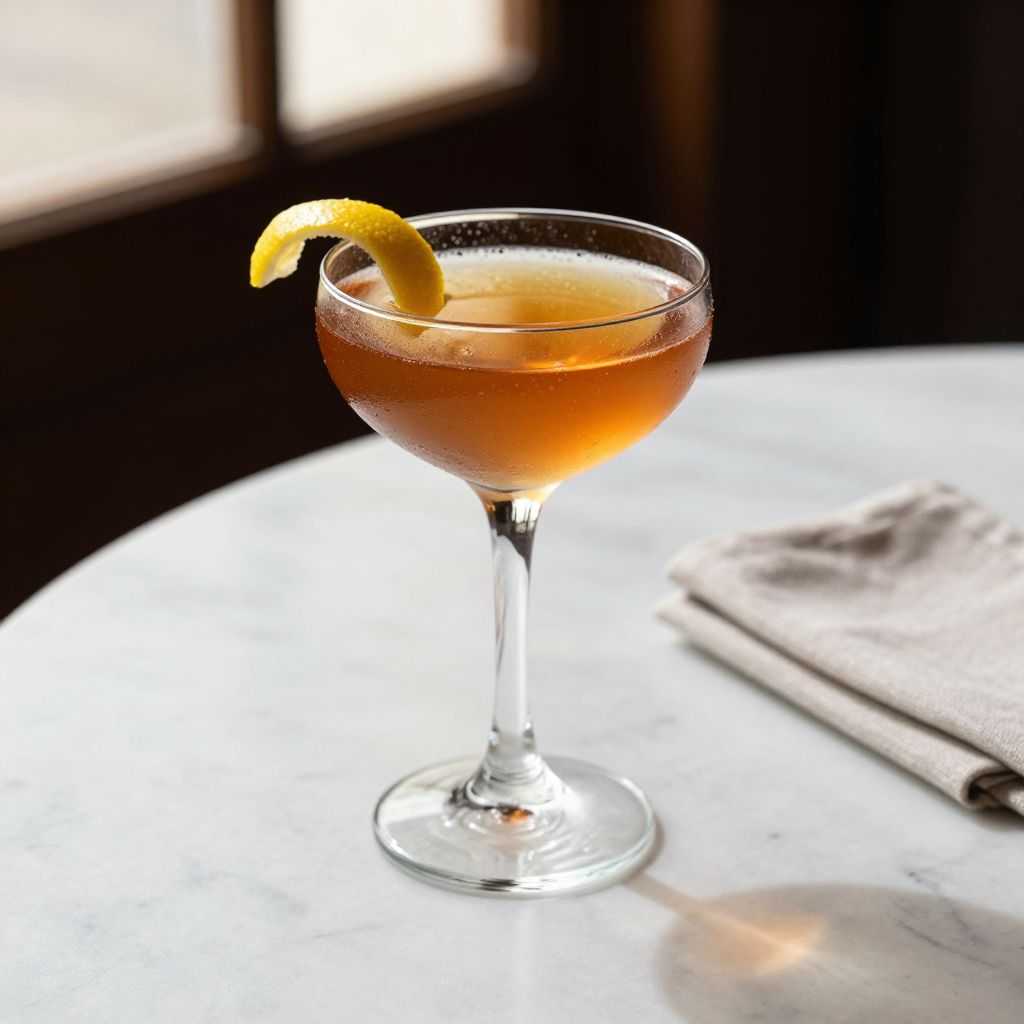 Bourbon Sidecar Cocktail