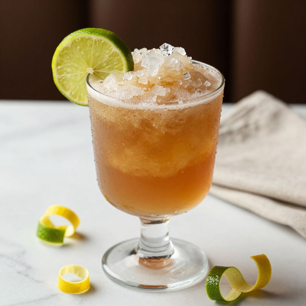 Served Bourbon Slush