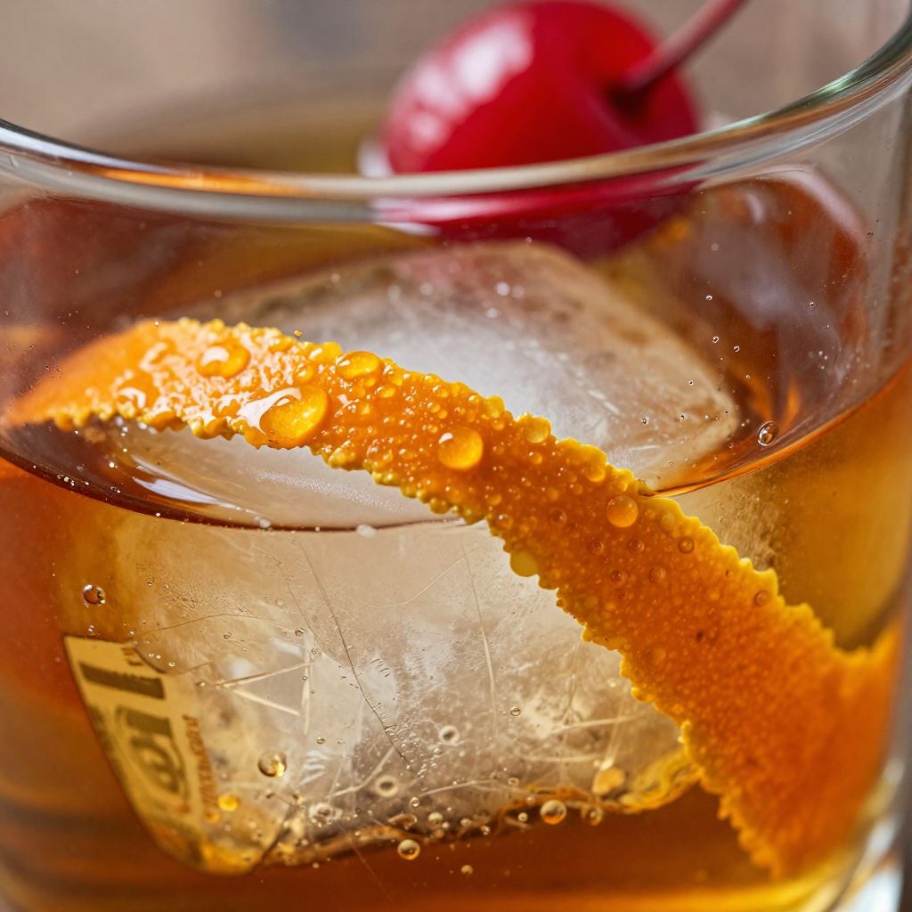 Buffalo Trace Old Fashioned preparation