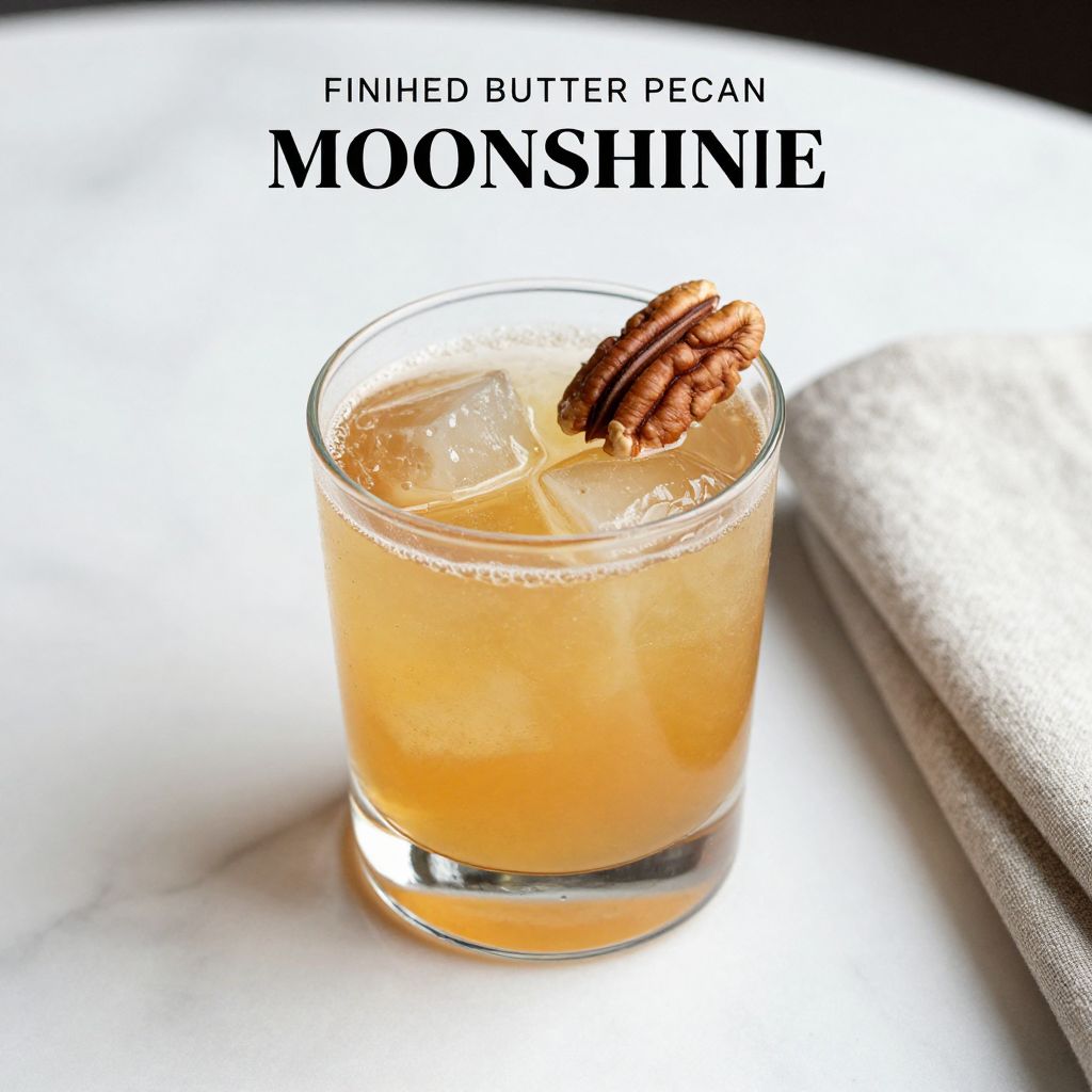 Butter Pecan Moonshine final product
