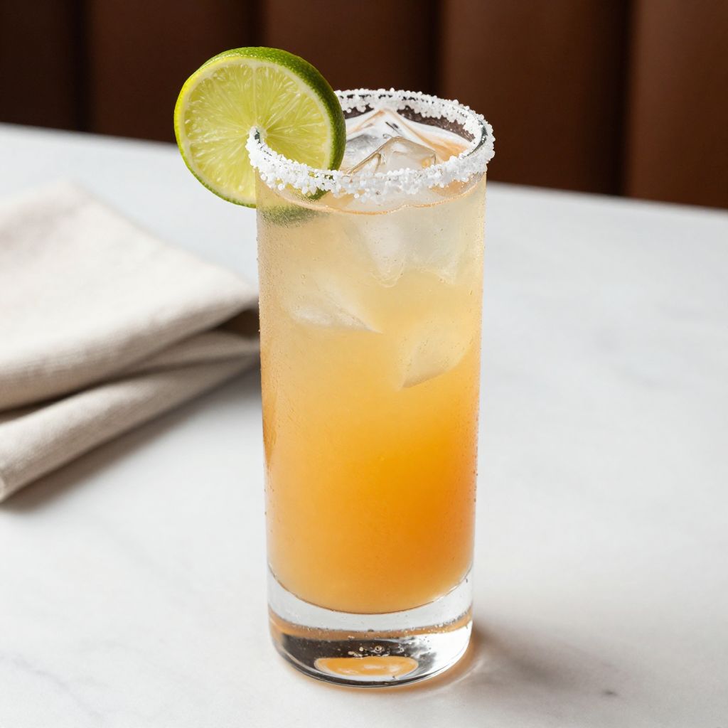 Finished Cantarito cocktail