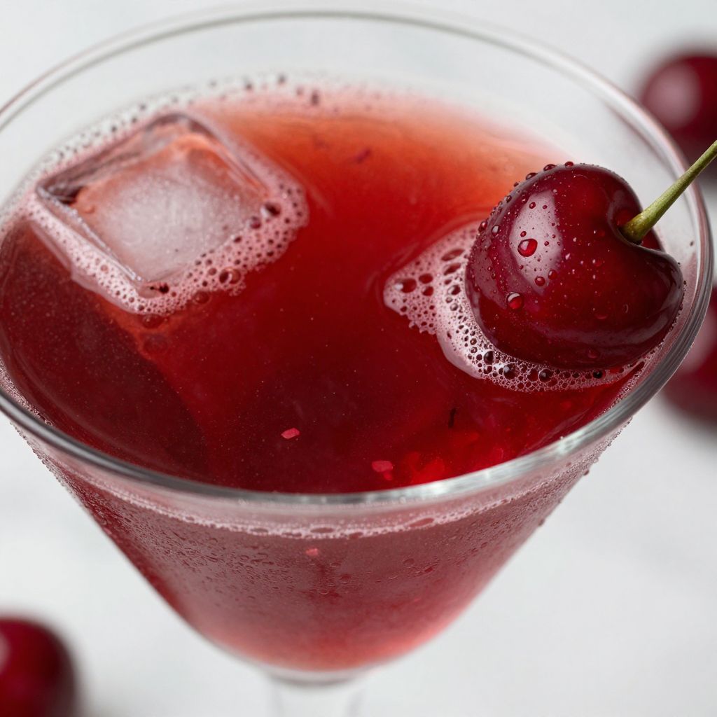 Making Cherry Martini