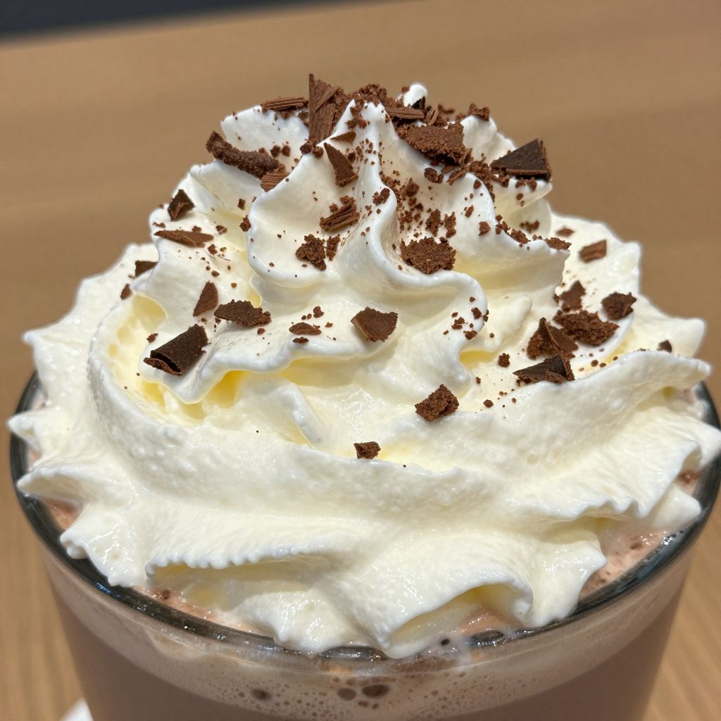 Chocolate Frappe Making Process