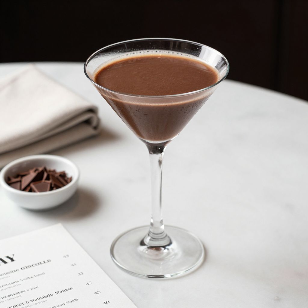 Chocolate Vodka Martini Final Image