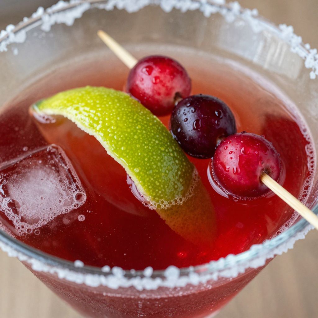Christmas Martini Preparation