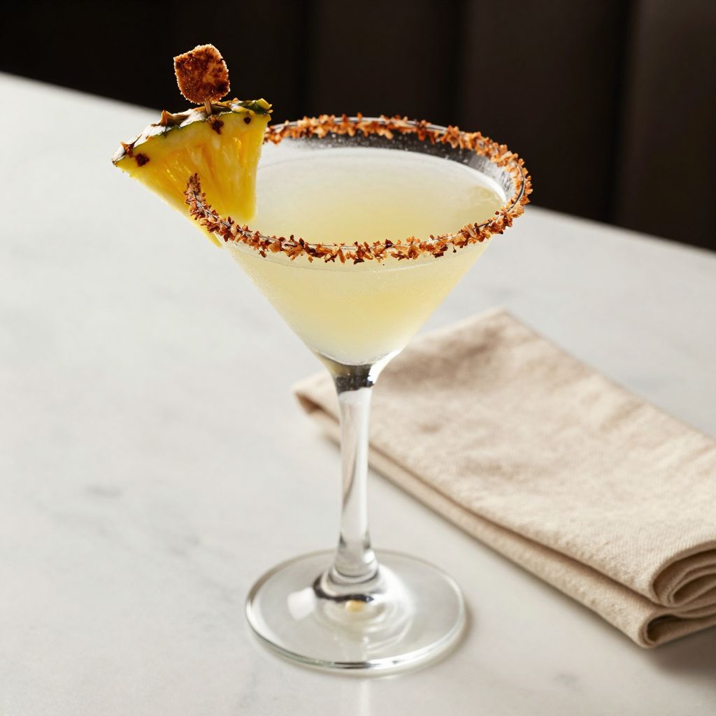 Coconut Martini Final Drink
