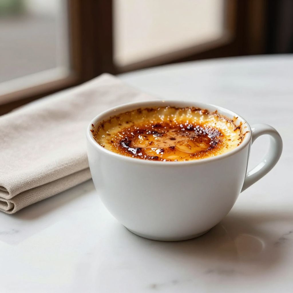 Creme Brulee Latte Finished Drink
