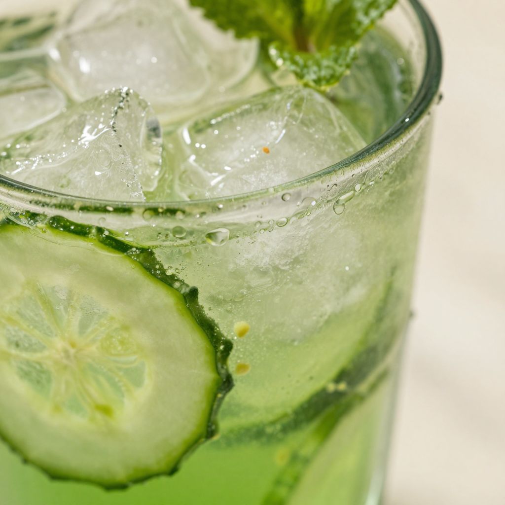 Cucumber Cocktail Preparation
