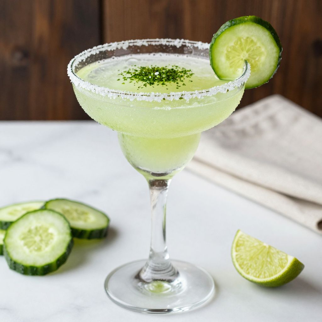 Cucumber Margarita Garnish