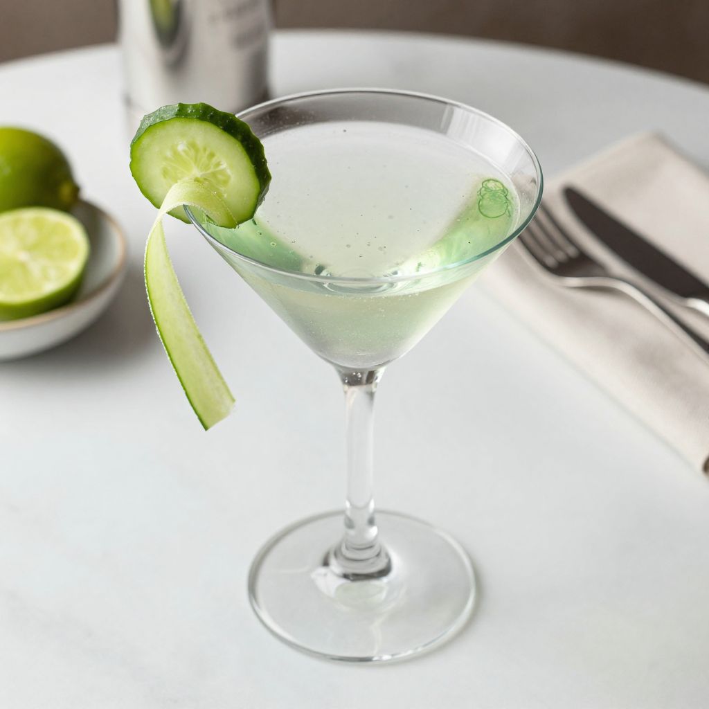Cucumber Martini Garnish