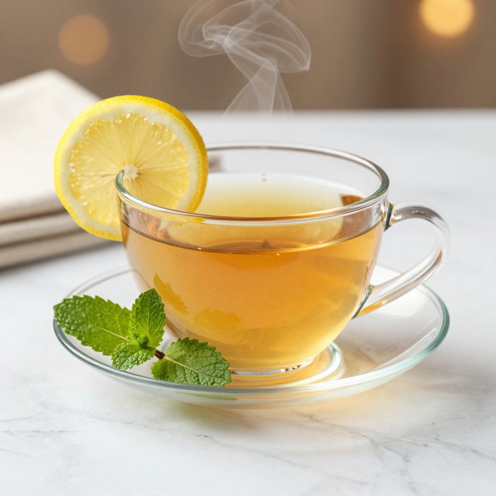 Cup of dandelion tea