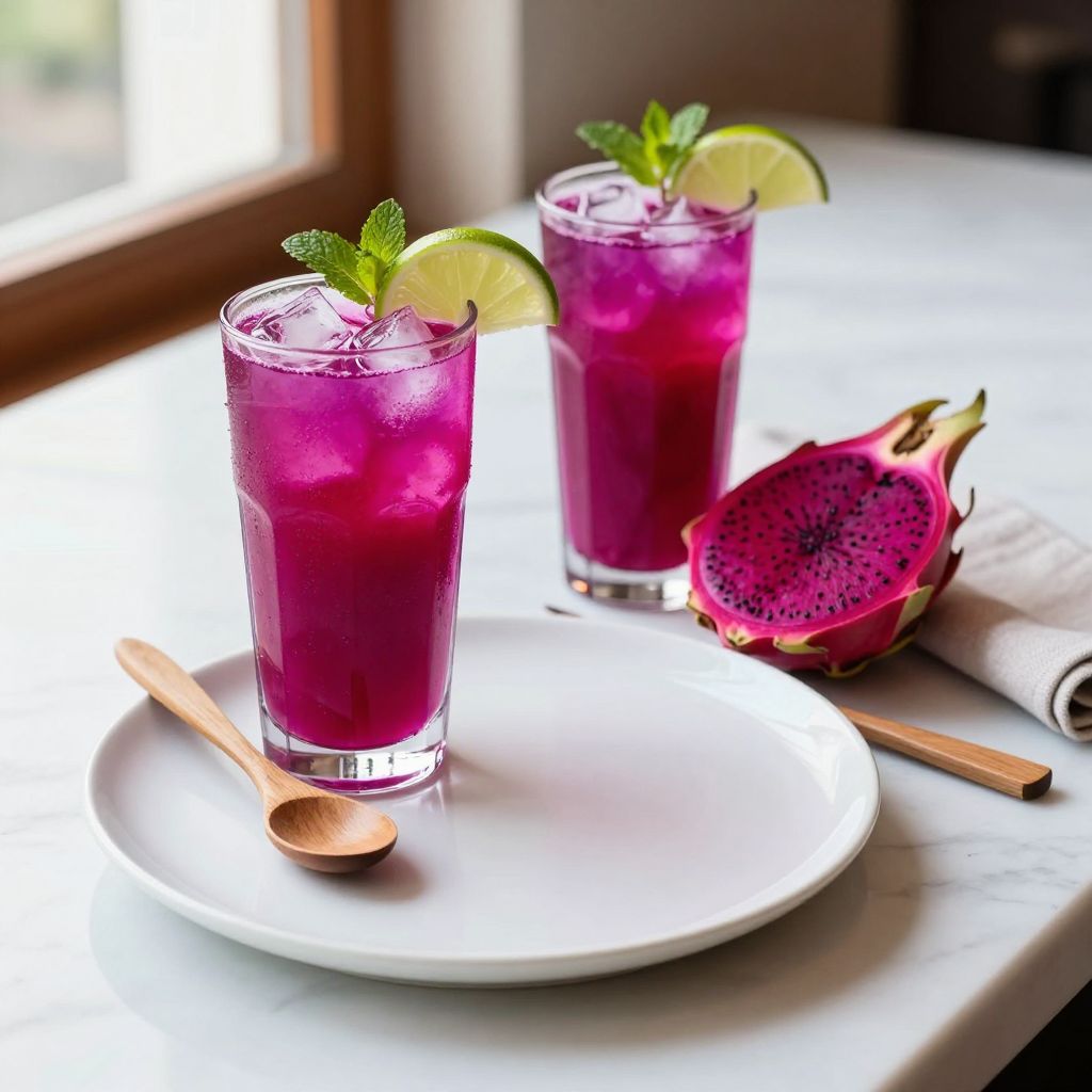 Finished Dragon Fruit Juice