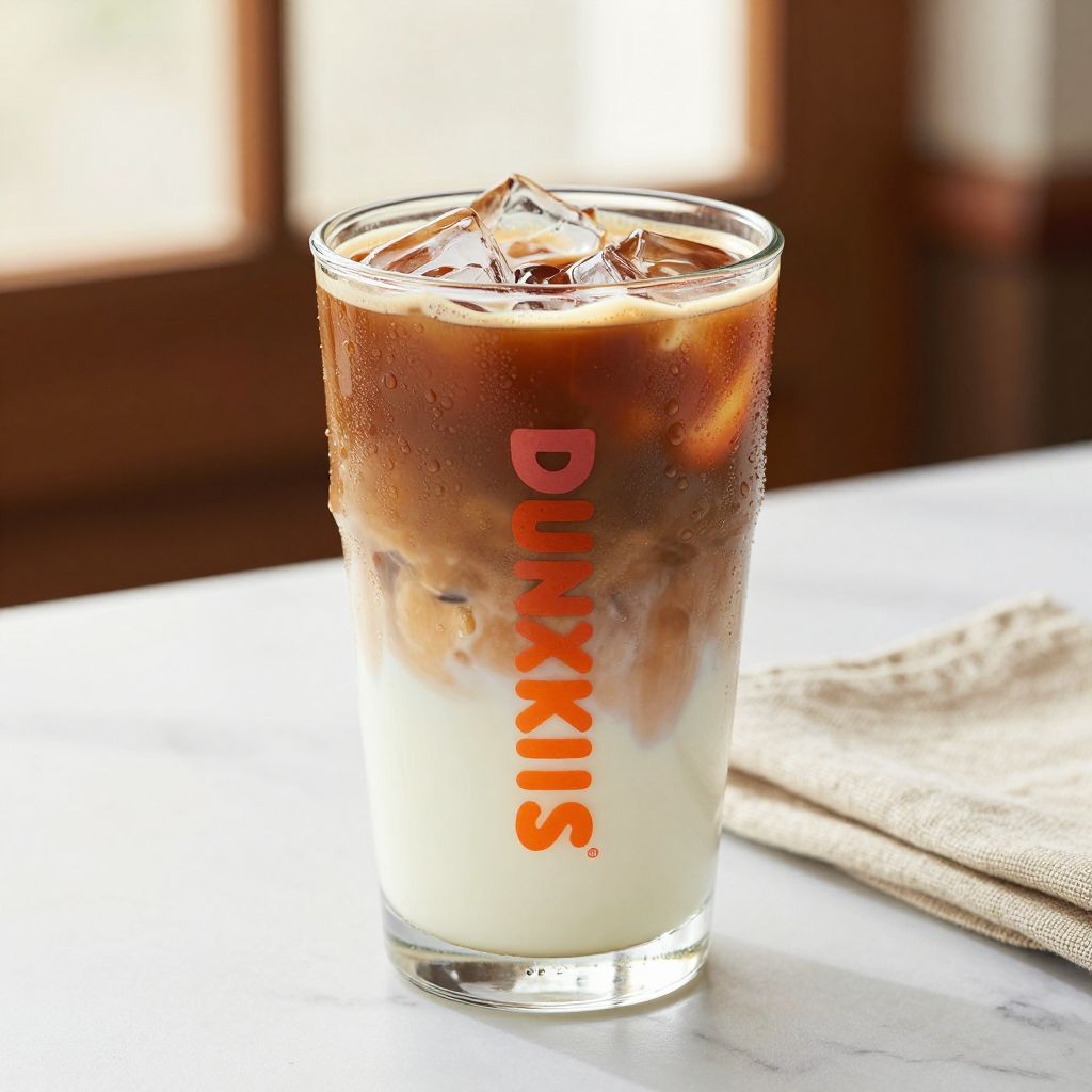 Dunkin Donuts Iced Coffee Final Product