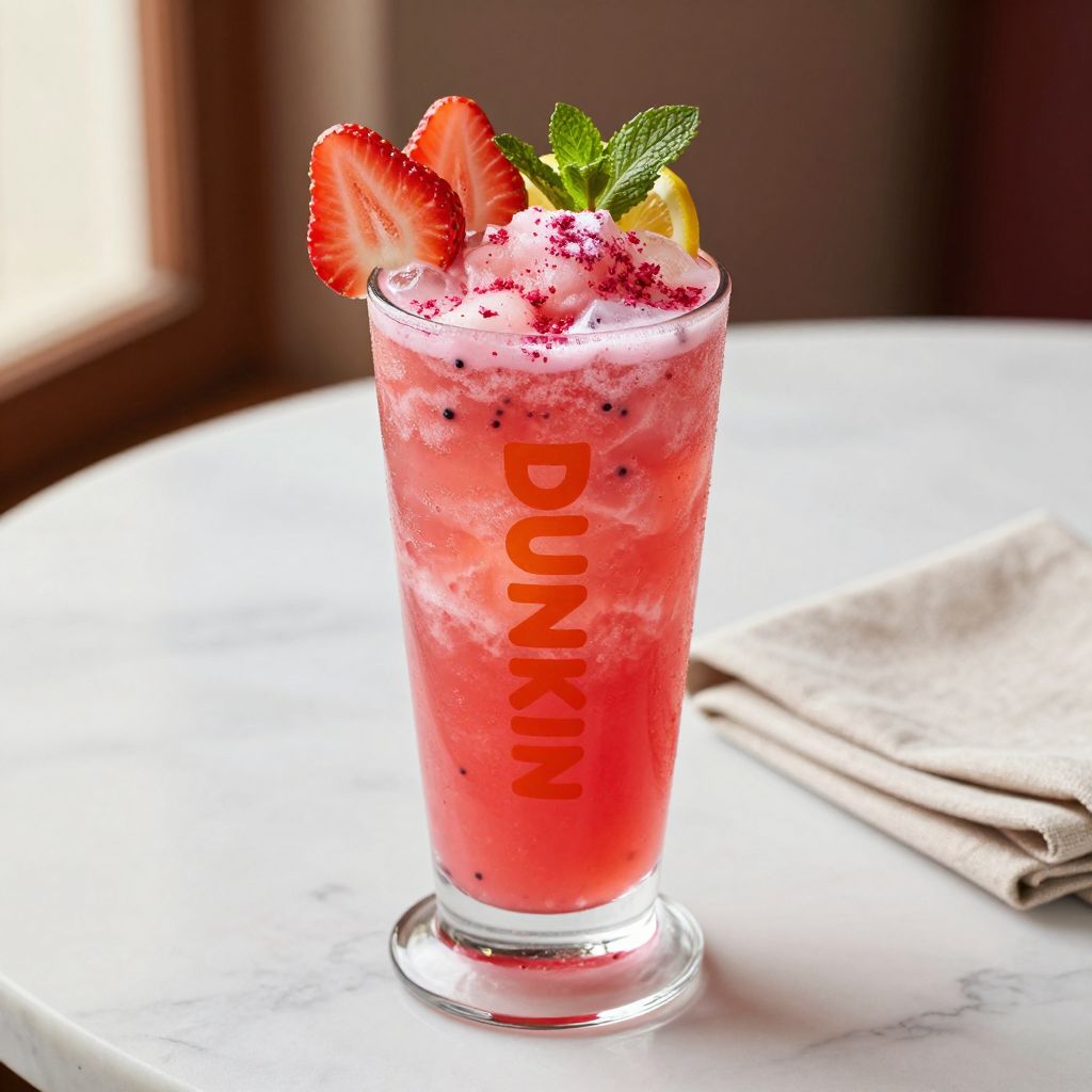 Dunkin Strawberry Dragonfruit Refresher