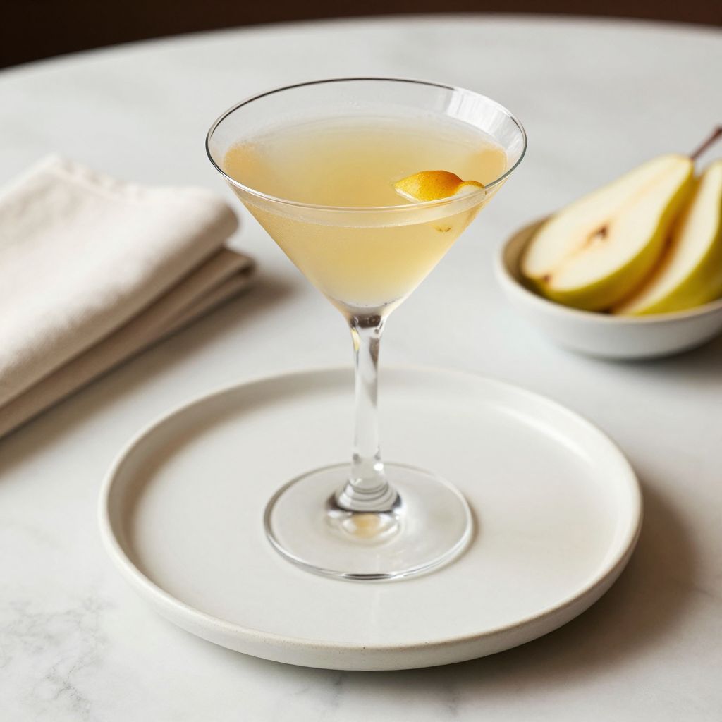 Easy Pear Martini Recipe Image