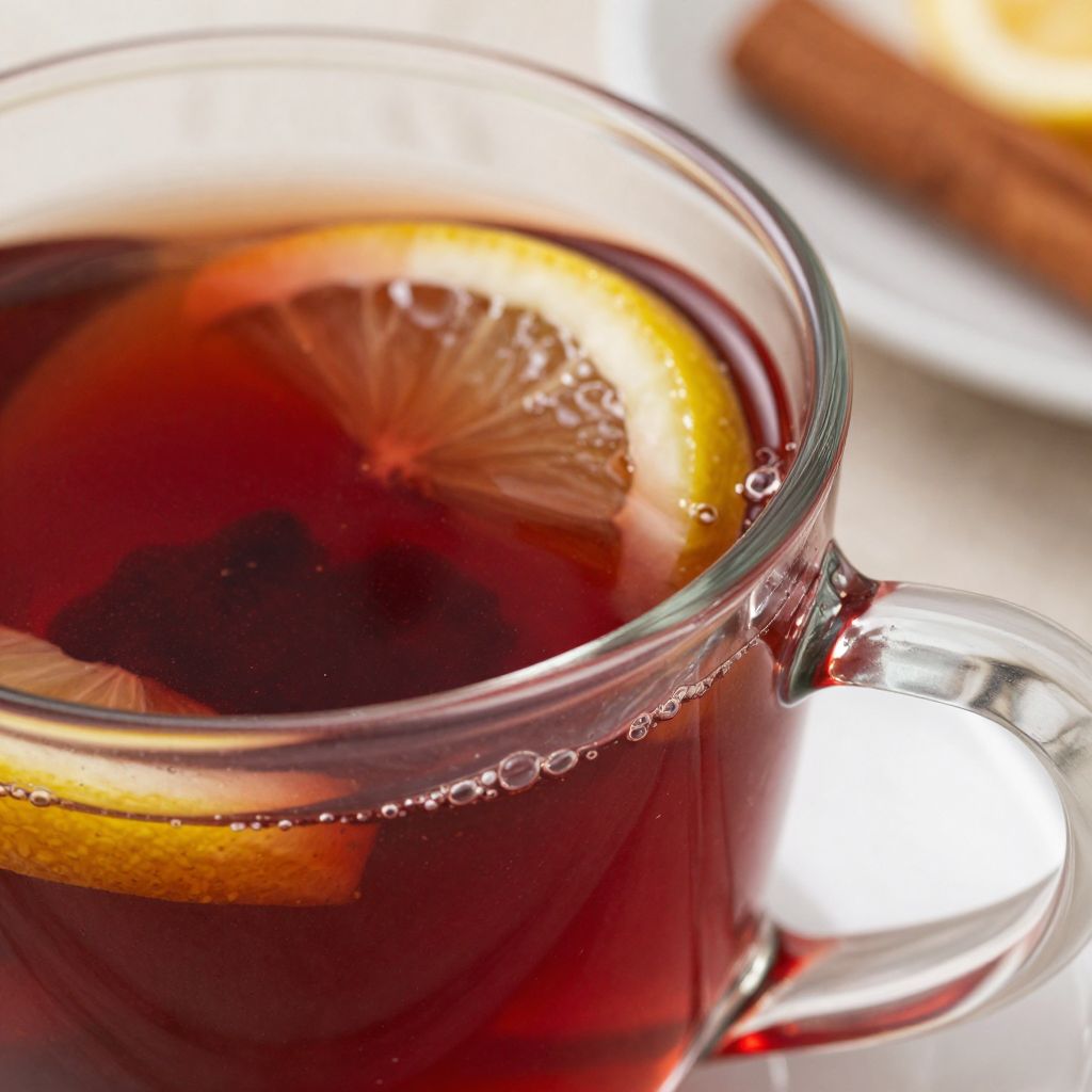 Elderberry Tea Steeping
