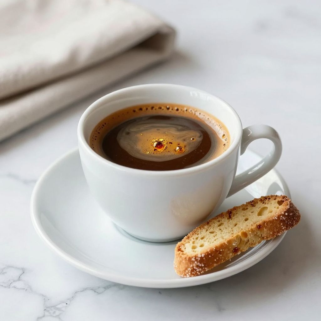 Finished espresso shot