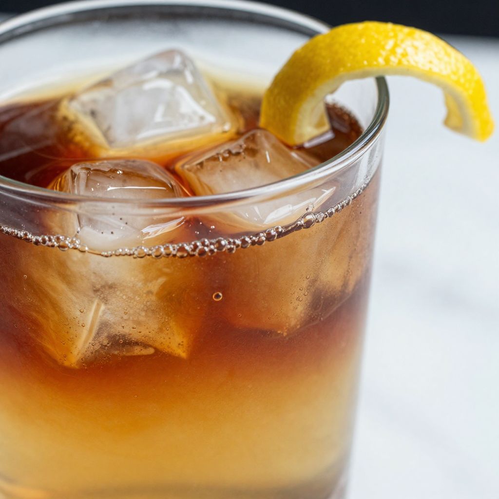Espresso tonic step by step