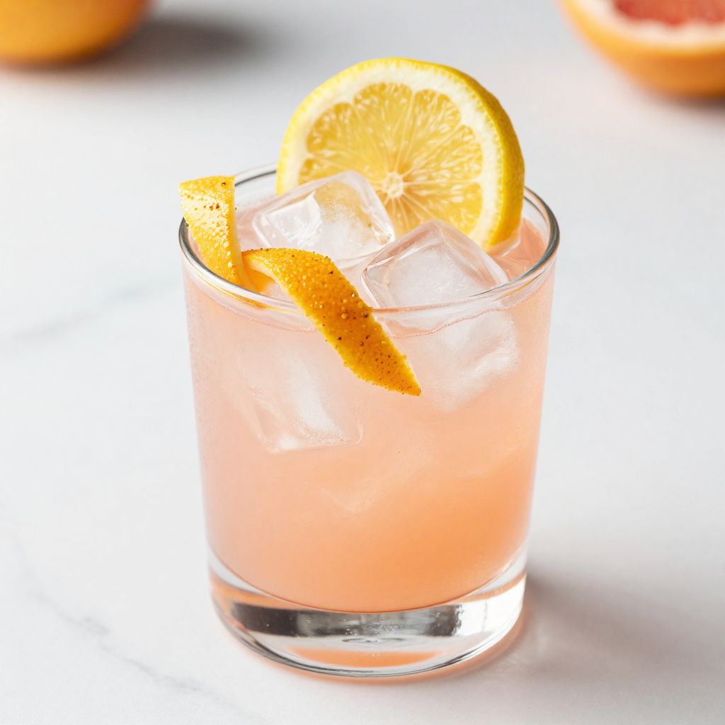 Gin and Juice serving presentation image