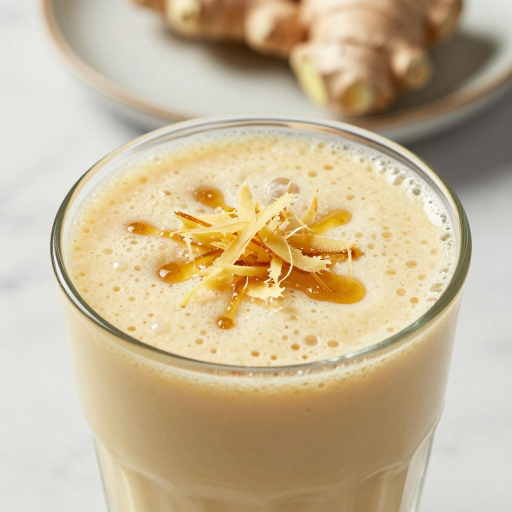 Ginger Smoothie Preparation