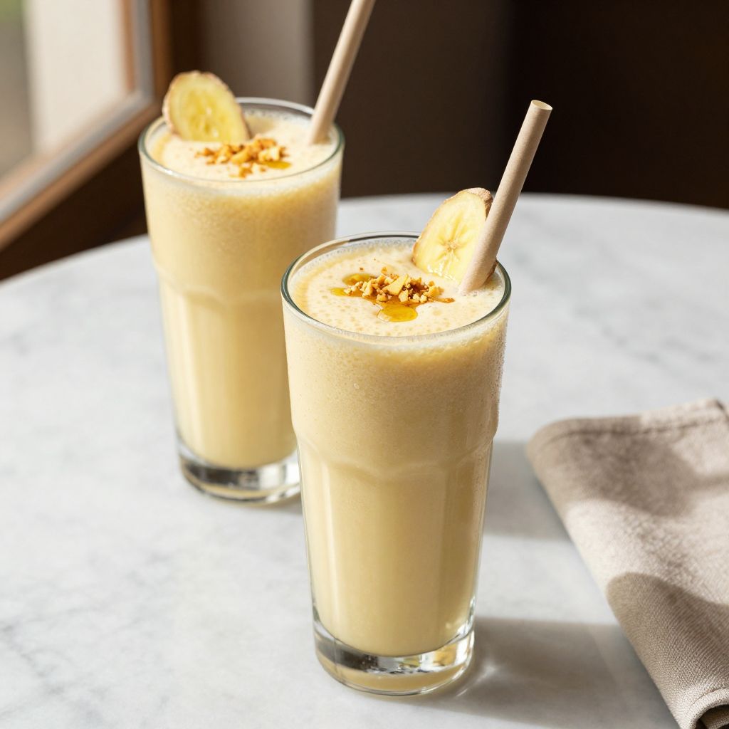 Ginger Smoothie Served