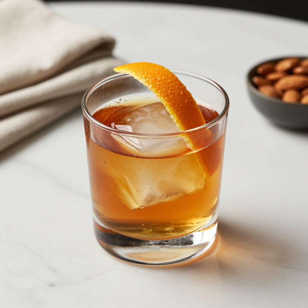Godfather Cocktail Served