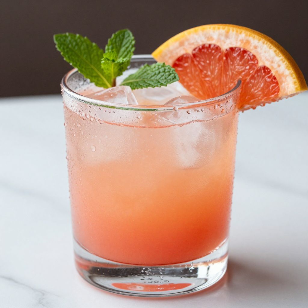 Fresh Grapefruit Juice Preparation