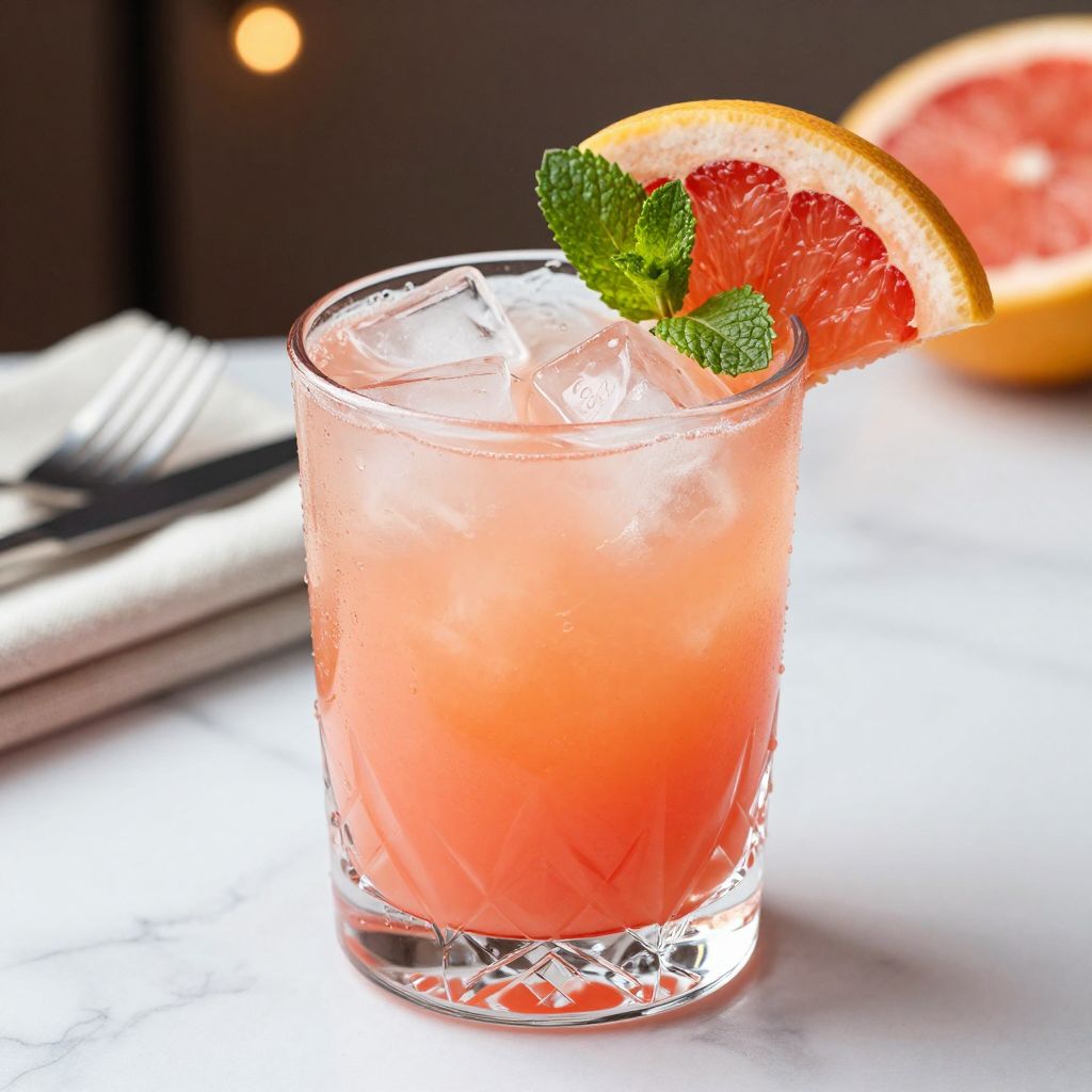 Fresh Grapefruit Juice Serving