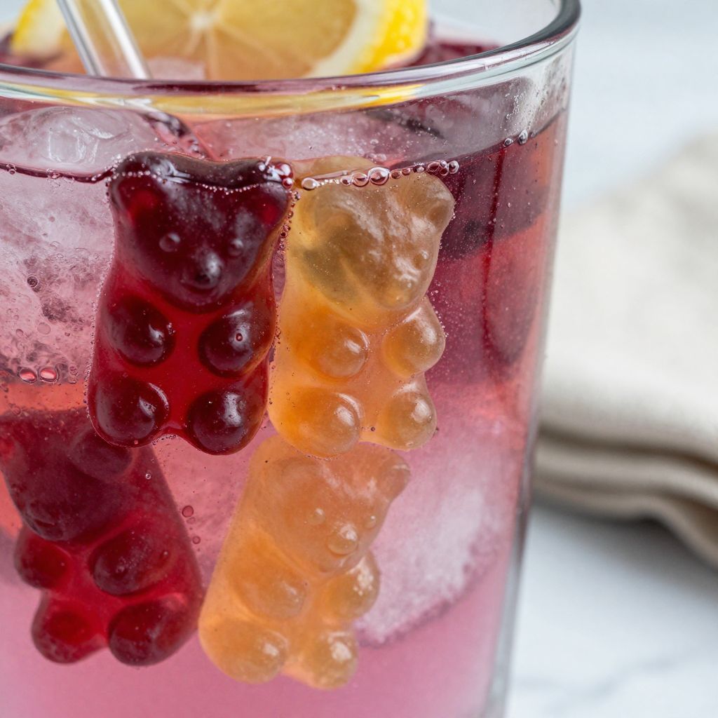Gummy Bear Drink in Glass