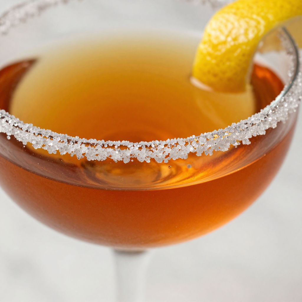 Hennessy Sidecar cocktail preparation